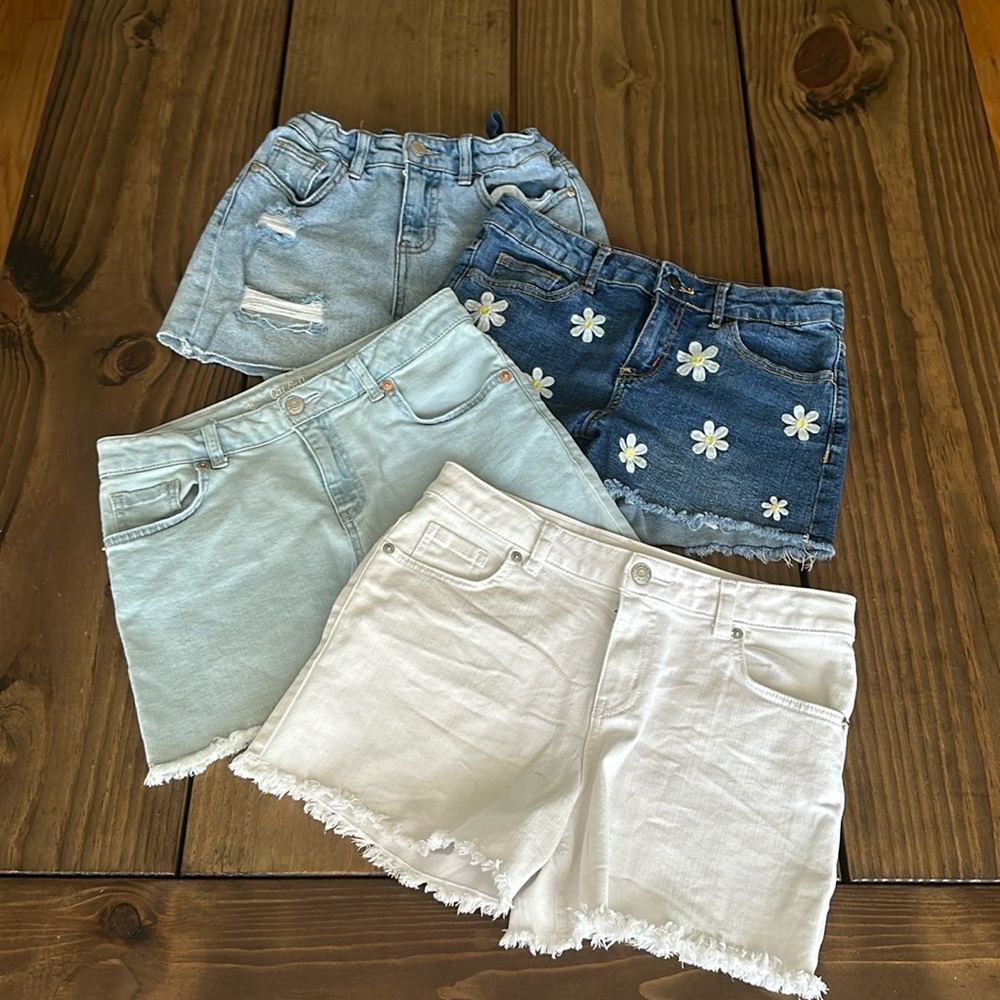 Girls size 14 Jean shorts bundle!